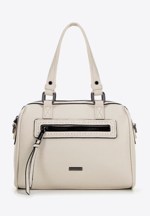 Wittchen Dames Eco-leren Borsttas, Peanut Cream