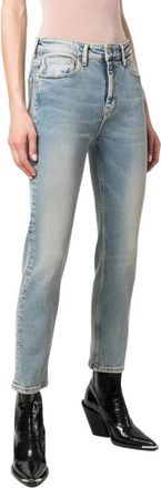 Iro Fitted Jeans - Dames - Skinny Jeans - Blauw - W28 - Denim - Jeans