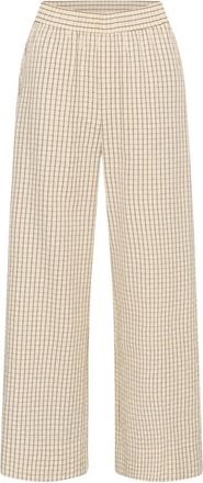 Inwear Hazeiw Broek - Dames - Wijde Broeken - Beige - L - Broeken