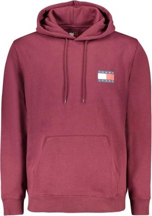 Tommy Hilfiger Hoodie met lange mouwen - Heren - Hoodies - Rood - XL - Katoen - Hoodies & sweatvesten