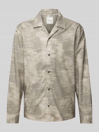 Calvin Klein Oversized Hemdjacke aus Viskose mit durchgehender Knopfleiste in Khaki, Gr&ouml;&szlig;e XXL