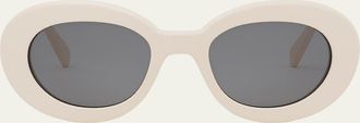 Celine Triomphe Acetate Round Sunglasses