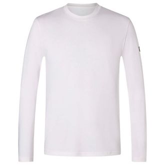 super.natural Casual Bio Cotton L/S Merinoshirt f&uuml;r Herren | wei&szlig;