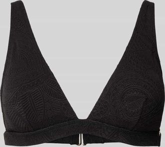 Shiwi Bikini-Oberteil mit Paisley-Muster Modell Amy in Black, Größe 38