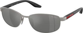 Prada PS B53S 5AV41A Mens Sunglasses Grey Size 58