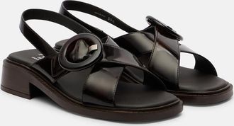 Prada Sandali slingback in pelle