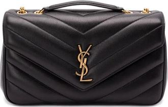 Saint Laurent Loulou Medium In Matelass&eacute; Lambskin Bags