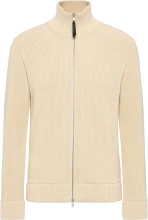 Maison Margiela Katoenen trui met rits - Heren - Truien - Beige - Maat: M Katoen
