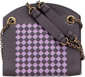 Bottega Veneta Pre-owned Chain Wallet - Dames - Vintage Schoudertas - Grijs - ONE Size - Leer - Vintage