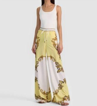 Alice & Olivia Ojai Wide Leg Pants In Multicolor