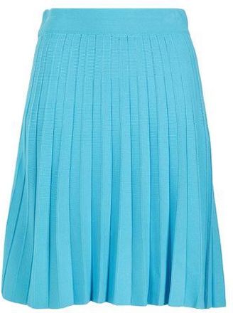 8 by YOOX PLEATED MINI SKIRT