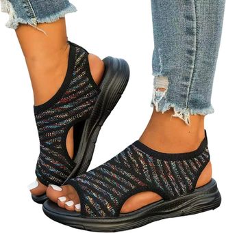 Generic Sandals for Women Womens Shoes Summer Fashionable Womens Color Block Fishmouth Sandals Perfect For Summer Events And Outings