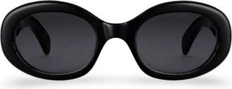 Celine Acetate Zonnebril - Dames - Zonnebrillen - Zwart - 52 MM - Accessoires