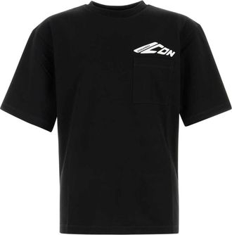 Dsquared2 Tops, Heren, Zwart, S, Katoen, Zwart Katoenen T-shirt Klassieke Stijl