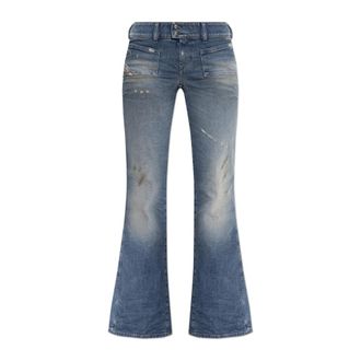 Diesel Flared Jeans, female, Blue, Size: W24 L32 D-Hush Jeans