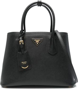 Prada Medium Double Saffiano Leather Bags