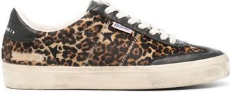 Golden Goose Soul Star sneakers - men - Calf Leather/Rubber/Rubber/Fabric/Horse Hair - 43 - Black