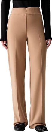 Joseph Ribkoff Broeken, Dames, Beige, 4Xl, Wijde Pijpen Broek
