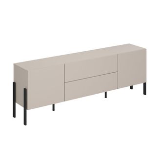 Petits Meubles Mueble tv 2 puertas 2 cajones 200 cm paneles de melamina cachemira