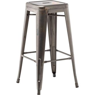 Sklum Taburete Alto Apilable En Acero Lix Sklum