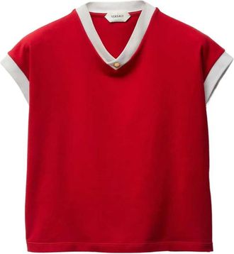 Versace T-shirt di Versace in jersey di cotone stretch
