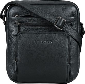 STILORD Corvin Shoulder Bag Mens Small Leather Mens Bag for Hanging Leather Crossbody Bag Mens Messenger Bag Mens Handbag Genuine Leather Crossover Bag for Le