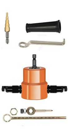 OEM Kit De 5 Piezas De Portaherramientas Met&aacute;licos: Herramientas El&eacute;ctricas, Portaherramientas De Doble Cabezal Para Brocas Y Punzonadoras
