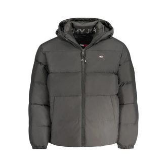 Tommy Hilfiger Zwarte Polyester Jas | Tohi-33216 - Heren - Winterjassen - Zwart - L - Polyester - Jassen