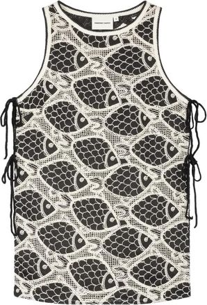 Fab By Fabienne Chapot Luca Top - Dames - Tops zonder mouwen - Veelkleurig - XL - Katoen - Tops