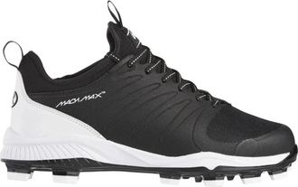 Rawlings Roster 174931 Mens Black White Lace Up Baseball Cleats Hawk2888