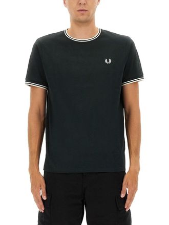 Fred Perry Double Stripe T Shirt