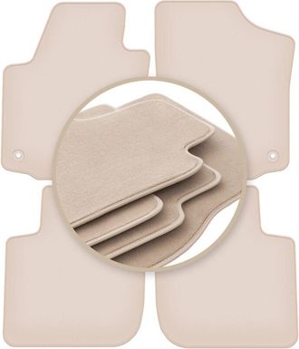 OEM Alfombrillas Premium Beige Para: Seat Toledo Iv Sed&aacute;n 2012