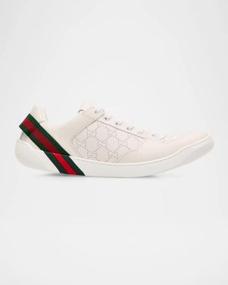 Gucci Men & apos;s Screener 3.0 GG Leather Sneakers