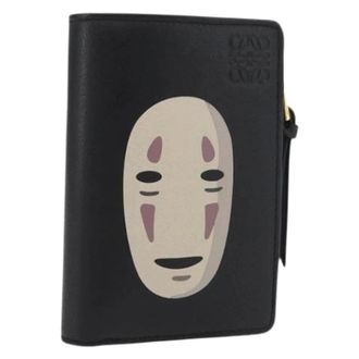 Loewe Pre-owned Leather Wallet - Dames - Pre-owned - Zwart - Maat: ONE Size Leer