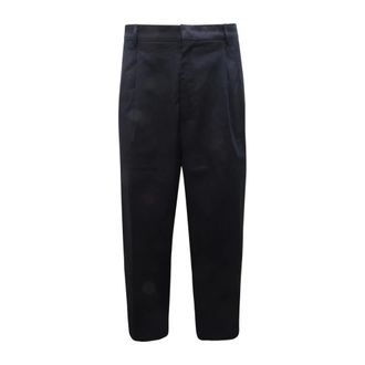 Amaranto Straight Trousers, male, Blue, Size: XL B6D0025 Wide Leg Trousers