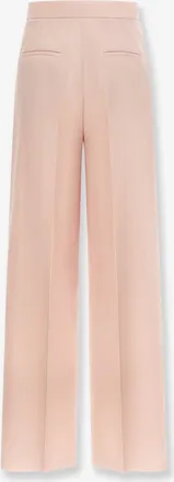 Max Mara Womens Virgin Wool, Silk And Mohair Trousers Pink