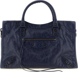 Balenciaga Blue Le City Medium Tote