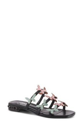 Azura Liron Slide Sandal in Black Multi at Nordstrom Rack, Size 8.5Us / 39Eu