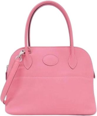 Herm&egrave;s Pre-owned Vintage Handbag - Dames - Vintage Handtas - Roze - ONE Size - Vintage