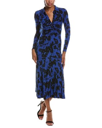Diane Von F&uuml;rstenberg Diane Von Furstenberg Bruna Wool-Blend Midi Dress