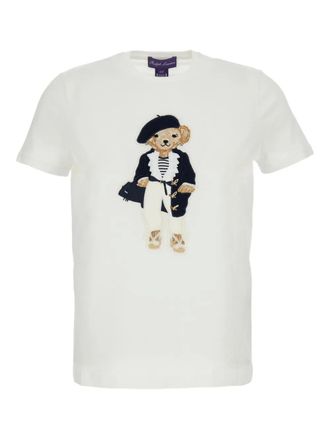 Ralph Lauren Collection T-shirt con ricamo - Toni neutri