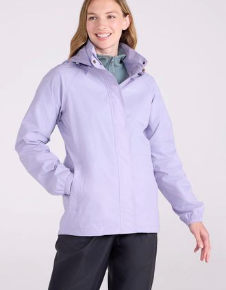 Mountain Warehouse Womens Mountain Warehouse Womens/Ladies Pakka II Waterproof Jacket - Pink/Orange/Red - Size: 10