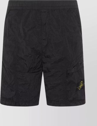 Stone Island relaxed fit swim shorts pockets
