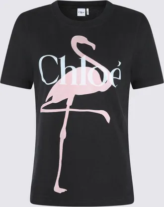 Chlo&eacute; T-Shirts And Polos Ash Black-Donna