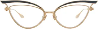 Valentino Glassliner Demo Cat Eye Ladies Eyeglasses VLX-118 E 55