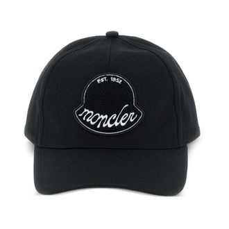 Moncler Cap - male - Moncler - Hats & Caps - Black - ONE SIZE - Accessories