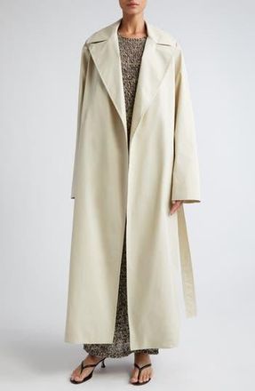 R&oacute;he Water Repellent Cotton Trench Coat in Sand at Nordstrom Rack, Size 2 Us / 34 Eu