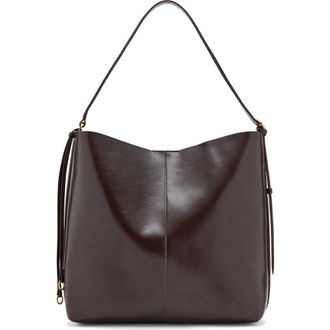 Mango Faux Leather Shoulder Bag in Chocolate at Nordstrom