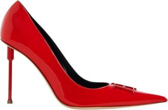 Elisabetta Franchi D&eacute;collet&eacute; - Dames - Pumps - Rood - 37 EU - Leer - Schoenen
