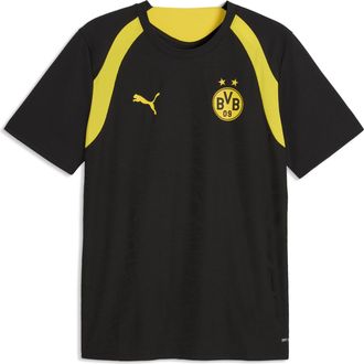 Puma Maglia da training aderente Borussia Dortmund da uomo, Accessori, Nero, 3XL